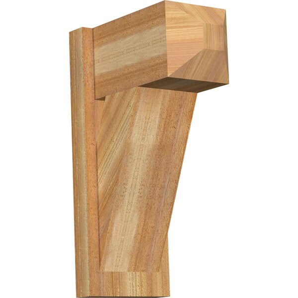 Ekena Millwork Traditional Craftsman Rough Sawn Outlooker, Western Red Cedar, 8"W x 14"D x 22"H OUT08X14X22TRA04RWR - main